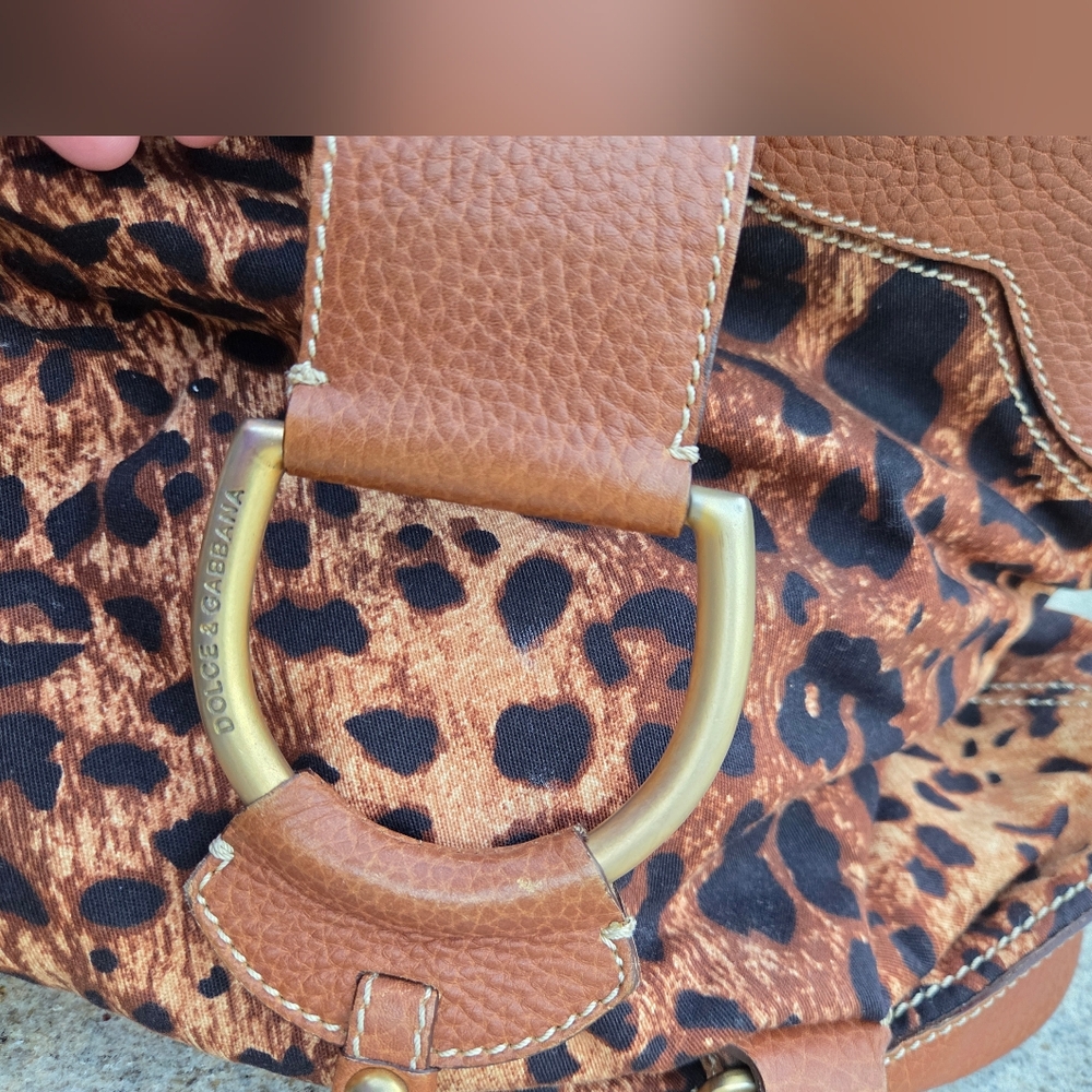 DOLCE & GABBANA Animal Print Leather Bag - Picture 5 of 7